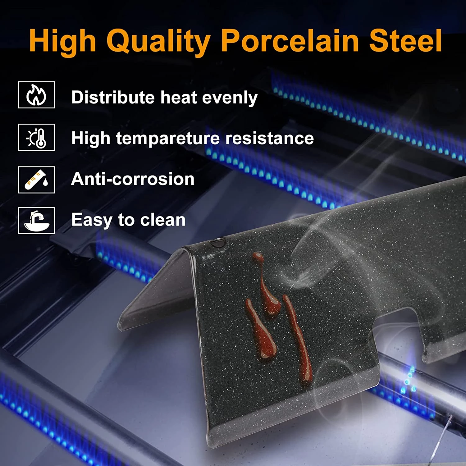 Flavorizer Bars For Weber Spirit II And Spirit II LX 200 Series Gas Grill, BBQ Grill, 67045 Replacement Parts 9 Flavorizer Bars For Weber Spirit II And Spirit II LX 200 Series Gas Grill, BBQ Grill, 67045 Replacement Parts - Image 7