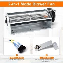 Fireplace Blower Kits For Pleasant Hearth Fireplace Insert, GFB100 Blower Fan For Pleasant Hearth Vent-Free VFF-PH32DR, VFF-PH20D, VFF2-PH20D Parts -Cheap Grill Store 71hP33VKN6L. SL1500