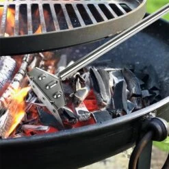 32 Inch Charcoal Grill Rake Ash Tool Accessories With Rubber Handle Charcoal Kettle For Wood Stoves, Fireplaces, Fire Pits, Grill Pizza Oven -Cheap Grill Store 71hQBsPPrML. AC SL1500