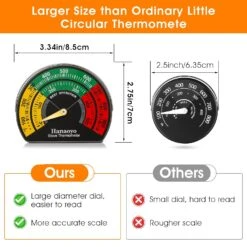 3.34 In Dia Stove Meter Magnetic Thermometer For Wood Burning Stove, Gas Stoves, Pellet Stove Etc 14 3.34 In Dia Stove Meter Magnetic Thermometer For Wood Burning Stove, Gas Stoves, Pellet Stove Etc -Cheap Grill Store 71ifPIverqL. SL1500