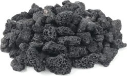 Black Lava Rock 10 Pounds 3/4" - 1 1/2'' Volcanic Lava Stones For Indoor Outdoor Fire Pits Fireplaces Gas Grill And Landscaping