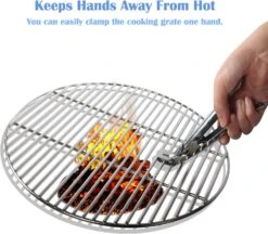 Stainless Steel Grill Grate Lifter Gripper, Grill Accessories For Big Size Kamado Green Egg Primo Grill Dome Kamado Charcoal Smoker Louisiana Grills -Cheap Grill Store 71lH67z52WL. AC SL1500