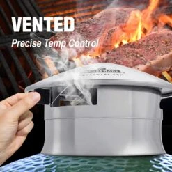 304 SS Vented Chimney Cap Fits For Big Green Egg Medium, Large And X-Large Models Ceramic Kamado Charcoal Grills -Cheap Grill Store 71lKH9GHBRL. AC SL1500