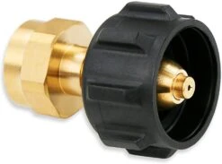 Propane Refill Adapter Fill From 1lb To 20lb, LP Gas Cylinder Tank Coupler Fits QCC1 / Type1 Propane Tank And 1 Lb Throwaway Disposable Cylinder