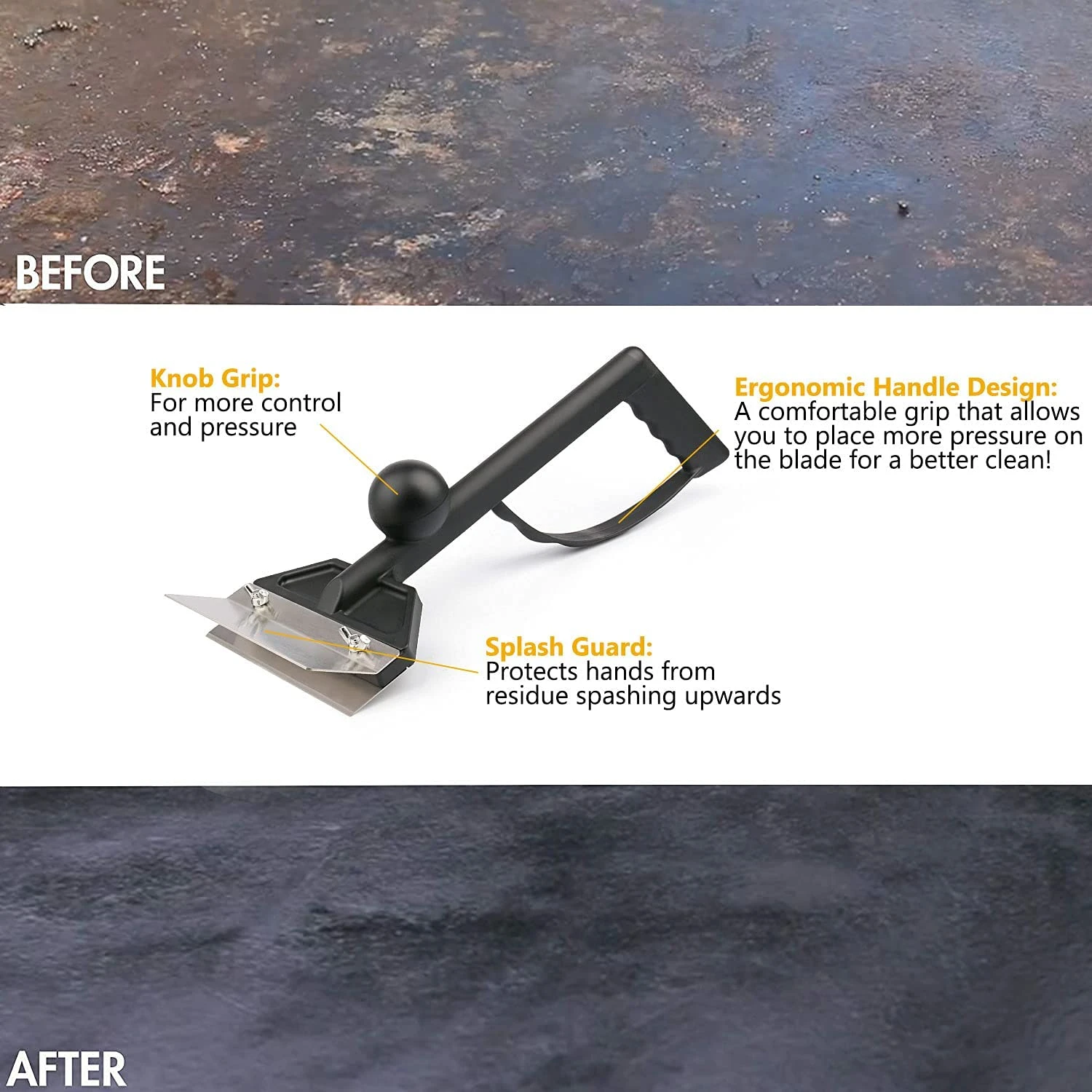 28'' Griddle Cover, Melting Dome Lid And Spatula Kit For Blackstone And Most 2 Burner Flat Top Grill Griddles, Heavy Duty BBQ Cover With Support Pole 6 28'' Griddle Cover, Melting Dome Lid And Spatula Kit For Blackstone And Most 2 Burner Flat Top Grill Griddles, Heavy Duty BBQ Cover With Support Pole - Image 4