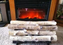 6Pcs Small Birch Ceramic Wood FireLogs For Indoor Gas Inserts, Ventless & Vented, Propane, Gel, Ethanol, Electric Or Outdoor Fireplaces & Fire Pits -Cheap Grill Store 71mgAyzfY1L. AC SL1500