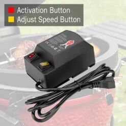 Rotisserie Kit For Kamado Joe Classic Joe Series, Large Big Green Egg, And Other 18 Inch Ceramic Egg Kamado Charcoal BBQ Grills, Fits For Joetisserie -Cheap Grill Store 71nH0KyXRAL. AC SL1500