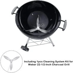 Grates & Cleaning System For 22'' Weber Charcoal Kettles, 8835 + 7441+7444 Grills Replacement Parts -Cheap Grill Store 71nQ02Tj3 L. AC SL1500
