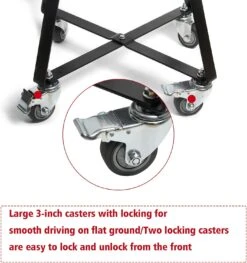 Rolling Nest Cart Stand For Kamado Joe JR Junior Ceramic Egg Charcoal Grills, With Heavy Duty Locking Caster Wheels -Cheap Grill Store 71nQGrsOnwL. AC SL1500