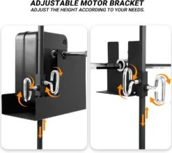 Barbecue Rotating Cordless Dual Post Open Fire Spit Rotisserie Grill System With 38 Inch Spit Rod Campfire Grilling Accessories -Cheap Grill Store 71nxgb85SnL. AC SL1500