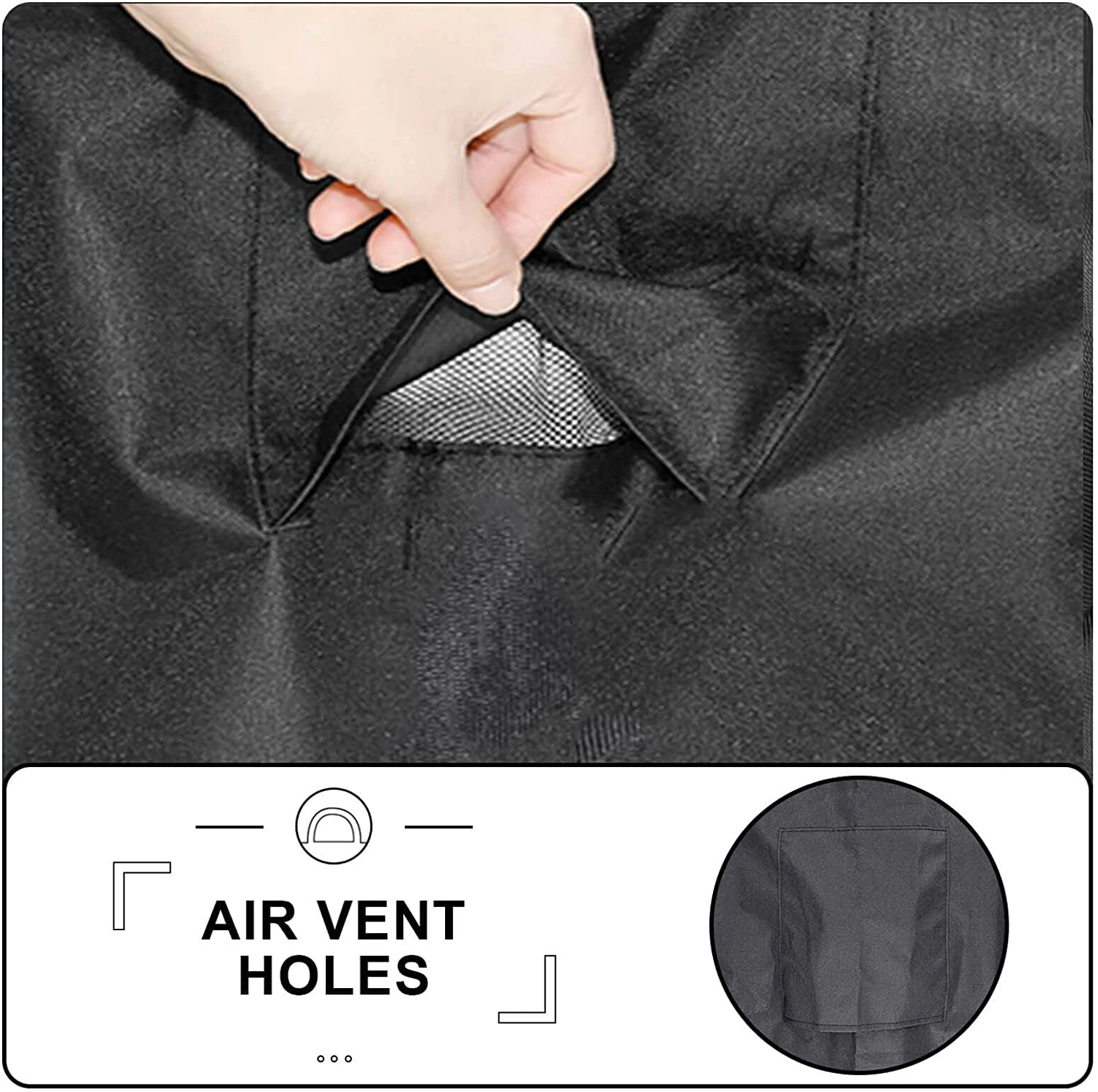 Grill Cover For Huntington 4 - 6 Burner Gas Grills, 65 X 24 X 44 Inch 7 Grill Cover For Huntington 4 - 6 Burner Gas Grills, 65 X 24 X 44 Inch - Image 5