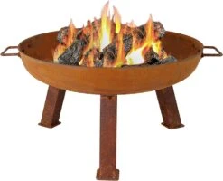 30-Inch Rustic Cast Iron Fire Pit Bowl With Handles Lightweight Design For Outside Wood Burning BBQ Camping Travel Or Picnic -Cheap Grill Store 71pE9u G6L. AC SL1500 80848134 0c74 4540 b5b5 5fcb293ae0a1