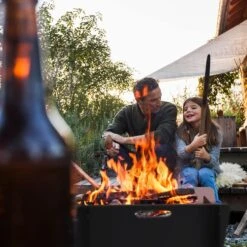 18 Inch Wood Fire Pit Outdoor Portable Firepit With BBQ Tray Detachable Camping Steel Fire Pits For Backyard, Patio, Picnic, Bonfire, Garden -Cheap Grill Store 71pbAjZwaBL. AC SL1500