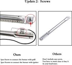 Replacement Parts Kit For Kenmore D02M90220 Grill, Burners + Heat Plates + Crossover Tubes + Ignitors Set -Cheap Grill Store 71rnun9CqNL. AC SL1500 d2d78167 53d9 44c3 9dda 0b0bbe3b5494