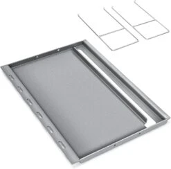 Full Size Griddle For Weber Genesis 325/335(2022), Genesis II And Genesis II LX 300 Series (2017 And Newer), Carbon Steel Griddle Insert With Handles