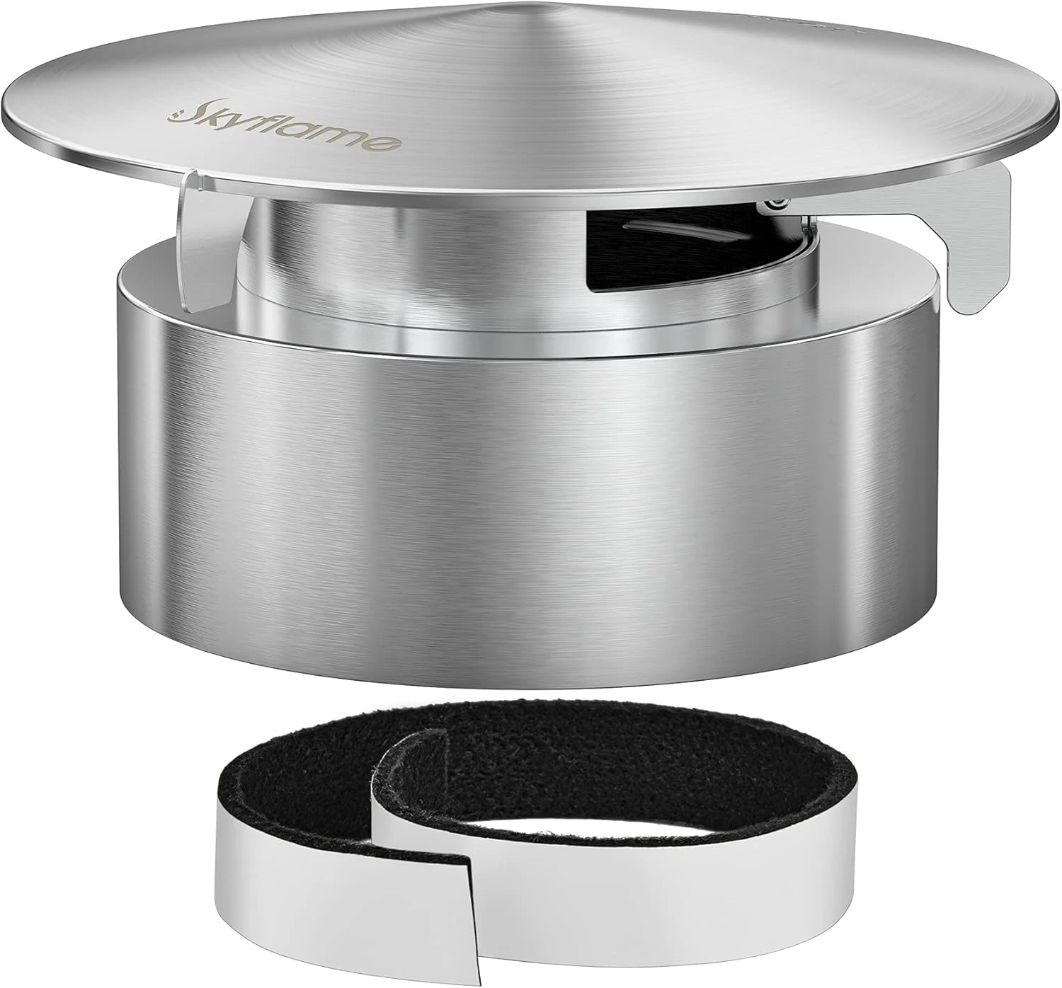 Stainless Steel Vented Chimney Cap For Kamado Joe Classic And Big Joe Grills, Daisy Wheel Cap Replacement Accessory 8 Stainless Steel Vented Chimney Cap For Kamado Joe Classic And Big Joe Grills, Daisy Wheel Cap Replacement Accessory - Image 6