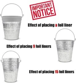 Drip Grease Bucket + 15 Pack Foil Liners Kit For Most Traeger Wood Pellet Smokers Grills -Cheap Grill Store 71s24IjnHsL. AC SL1500