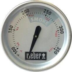 Thermometer 63028 Temperature Gauge Fits Weber 14 & 18 Inch Smokey Mountain Cookers Charcoal Grills