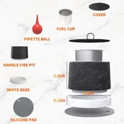 Mini Indoor Marble Tabletop Fire Pit, Clean Burning, Portable Table Top Fireplace Fire Bowl For Smores Home Decor Outdoor Patio Backyard Garden Decor 13 Mini Indoor Marble Tabletop Fire Pit, Clean Burning, Portable Table Top Fireplace Fire Bowl For Smores Home Decor Outdoor Patio Backyard Garden Decor -Cheap Grill Store 71t51AbpdVL. AC SL1500