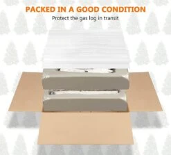 Gas Fireplace Logs, Ventless Ceramic Logs For Gas Fire Pits, 6 PCS White Birch Wood Set, Electric, Propane Gas Fireplace Decorative Inserts -Cheap Grill Store 71tcaivXI7L. AC SL1500