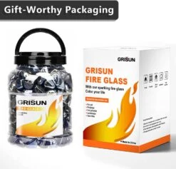 1'' High Luster Reflective Tempered Cobalt Blue Fire Glass Diamonds Rock For Fire Pit, Fireplace, 10 LBS Kit 13 1'' High Luster Reflective Tempered Cobalt Blue Fire Glass Diamonds Rock For Fire Pit, Fireplace, 10 LBS Kit -Cheap Grill Store 71uTAIwQSDL. AC SL1500