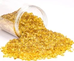2 Lbs Jar 3-6mm Gold Round Crushed Fire Pit Glass Glitter Glass Pebbles Gravel Stone For Crafts Resin Art, Garden Decoration, Fireplace, Vases Filler -Cheap Grill Store 71updV6vHpL. AC SL1500