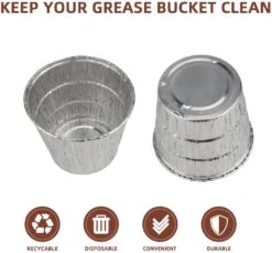 18 Pack Grease Bucket Liners For Traeger, Pit Boss, Oklahoma Joe's, GMG Etc BBQ Grills, Smoker Bucket Accessories -Cheap Grill Store 71uptJYnXNL. AC SL1500