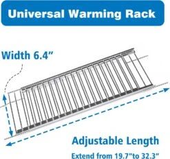 Universal Warming Rack For Most Nexgrill 3-6 Burners BBQ Gas Grills, Adjust 19.7 - 32.3'' X 6.4'', Grill Rack Parts -Cheap Grill Store 71vBboT0zPL. AC SL1500