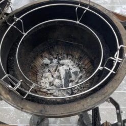 Cooking System Accessories For Kamado Joe Classic, Large Big Green Egg, Pit Boss Etc 18 Inch Ceramic Grills, Grates, Base Rack And Pizza Stone Kit -Cheap Grill Store 71vjKctfwgL. AC SL1224 1