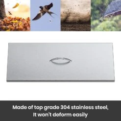 27" X 11" Rectangular Fire Pit Burner Pan Lid Cover Fits 24 X 8 Inch Drop-in Fire Pit Burner Pan -Cheap Grill Store 71wGs9iAIUL. AC SL1500