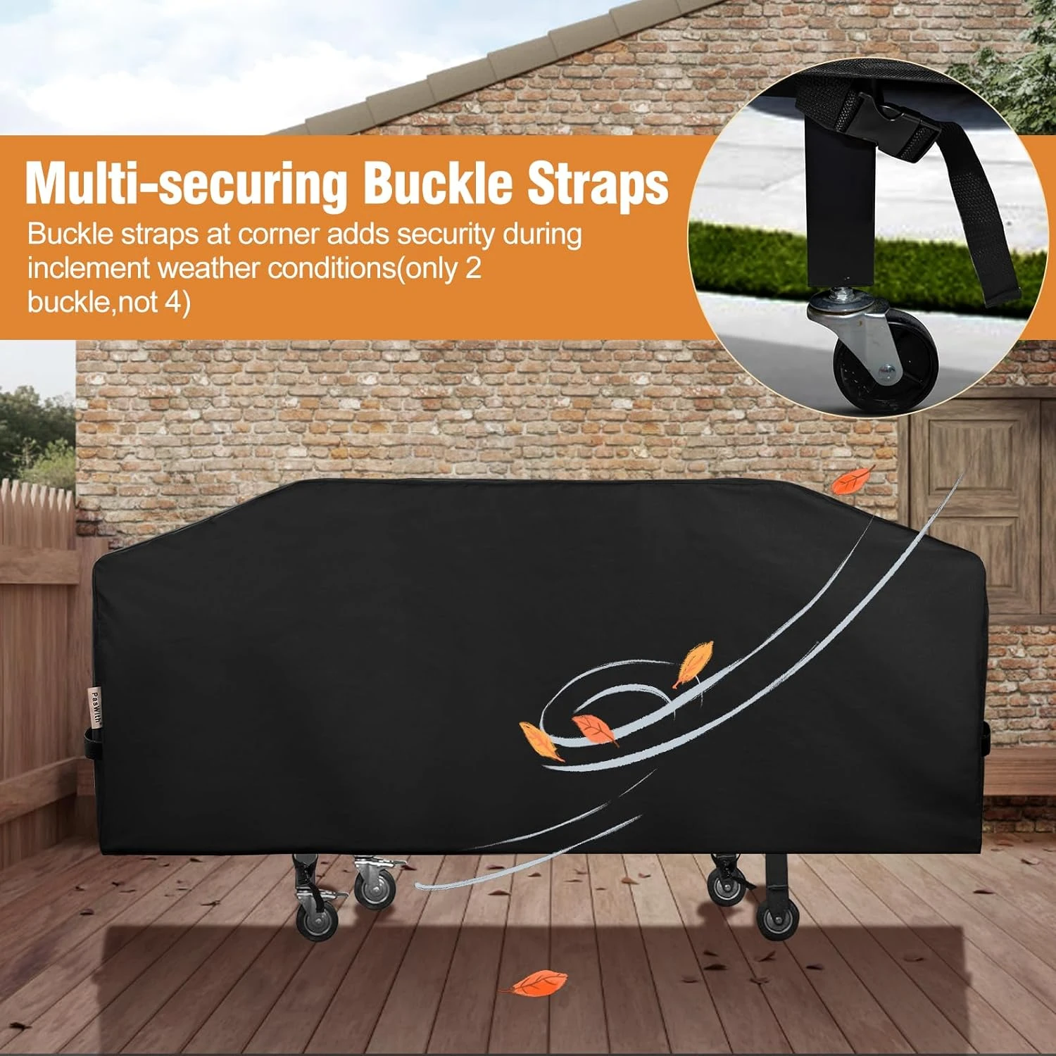 Cover Fits Blackstone 1528 36'' And Tailgater Flat Top Cooking Station And With Shelf Attached, Nexgrill, Camp Chef, Royal Gourmet 7 Cover Fits Blackstone 1528 36'' And Tailgater Flat Top Cooking Station And With Shelf Attached, Nexgrill, Camp Chef, Royal Gourmet - Image 5