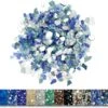 10 LBS Fire Glass White Blue Green For Fire Pits, Fireplace, 1/2'' -Cheap Grill Store 71xTZMMRiLL. AC SL1000