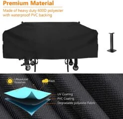 36 Inch Cover For Blackstone, Camp Chef And Most 4 Burner Flat Top Griddle Grills, With Support Pole, Melting Dome Lid And Scraper Kit 12 36 Inch Cover For Blackstone, Camp Chef And Most 4 Burner Flat Top Griddle Grills, With Support Pole, Melting Dome Lid And Scraper Kit -Cheap Grill Store 71xn6 UZ1mS. AC SL1500