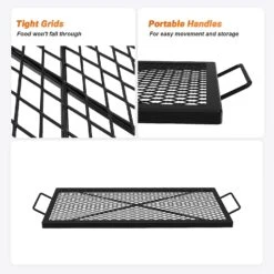 36-Inch Barbecue Rectangle X-Marks Wood Fire Pit Cooking Grill Grate, Outdoor Camping Firepit Accessories -Cheap Grill Store 71xxbVzIW9L. AC SL1500 6945567b 330b 4c17 8412 6927530c0d0a