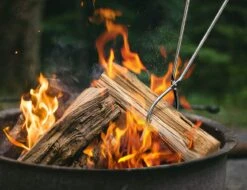 Heavy Duty Firewood Log Claw Grabber For Indoor Fireplace Outdoor Campfire Wood Burning Fire Pit, 36 Inch Long Stainless Steel Fire Tongs -Cheap Grill Store 71y3wfz0XKL. AC SL1300