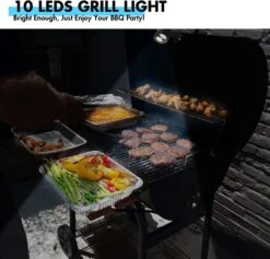 Barbecue Grill Light Batteries Included, 360°Rotation With 10 Super Bright LED Lights, Durable, Weather Resistant For BBQ Gas/Charcoal/Electric Grill 12 Barbecue Grill Light Batteries Included, 360°Rotation With 10 Super Bright LED Lights, Durable, Weather Resistant For BBQ Gas/Charcoal/Electric Grill -Cheap Grill Store 71ypq3SbZzL. AC SL1500