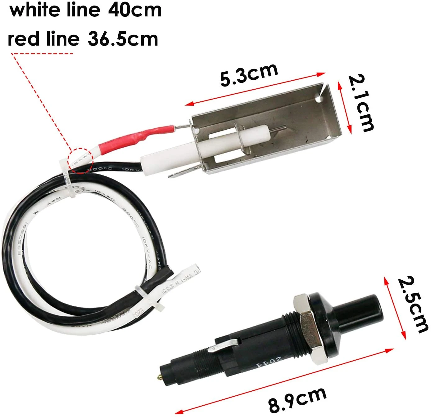 Repair Kit For Weber Spirit Side Knobs E-200, S-200, E-210, S-210 And Spirit 500 2 Burner Grills, 7507 Grill Burner + 7535 Flavor Bar + 7509 Ignitor 7 Repair Kit For Weber Spirit Side Knobs E-200, S-200, E-210, S-210 And Spirit 500 2 Burner Grills, 7507 Grill Burner + 7535 Flavor Bar + 7509 Ignitor - Image 5