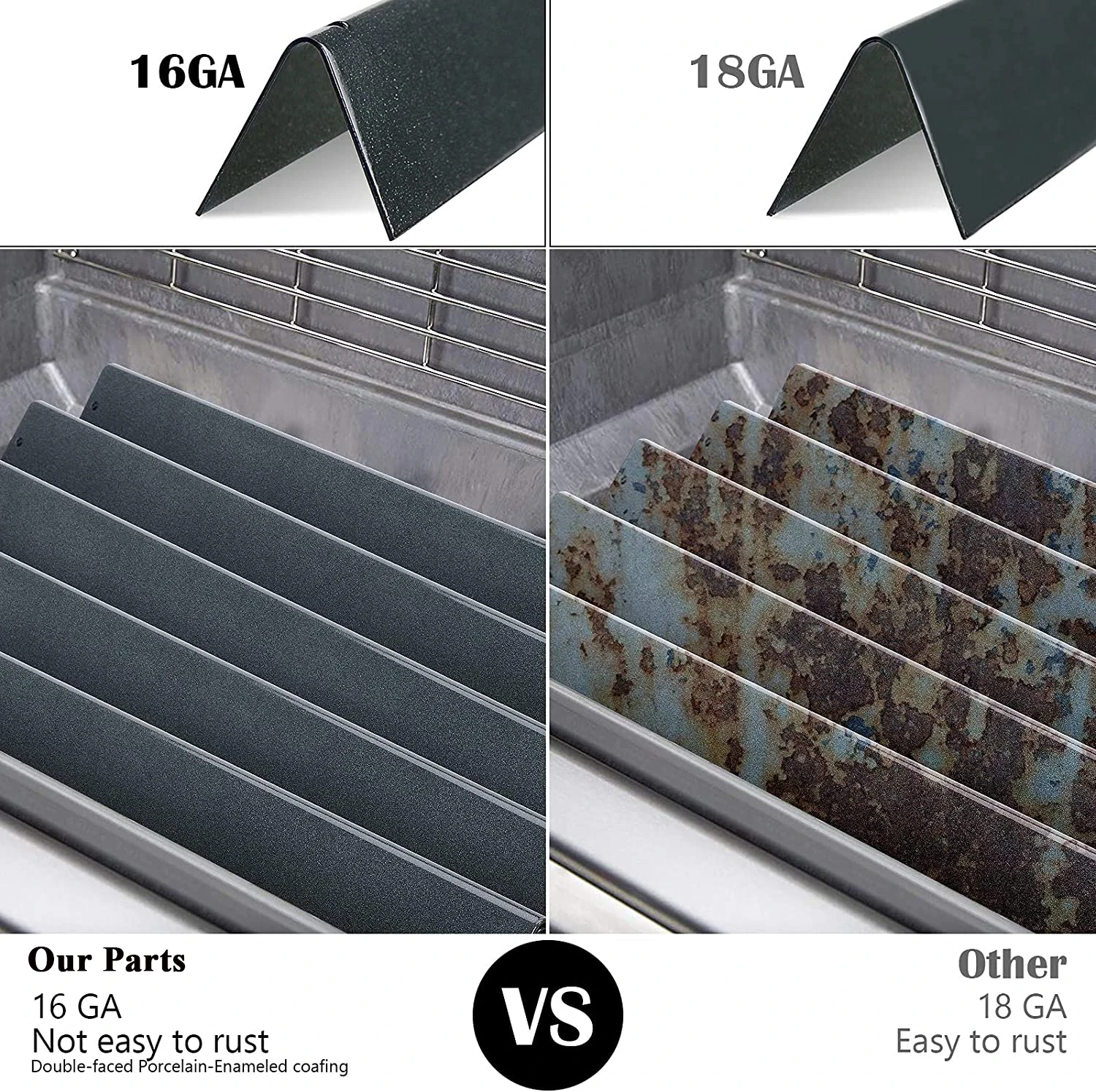 Repair Kit For Weber Spirit Side Knobs E-200, S-200, E-210, S-210 And Spirit 500 2 Burner Grills, 7507 Grill Burner + 7535 Flavor Bar + 7509 Ignitor 8 Repair Kit For Weber Spirit Side Knobs E-200, S-200, E-210, S-210 And Spirit 500 2 Burner Grills, 7507 Grill Burner + 7535 Flavor Bar + 7509 Ignitor - Image 6