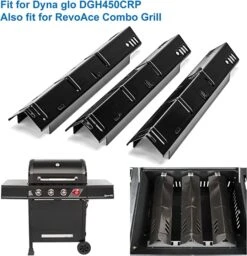 Heat Plates For RevoAce GBC1793W, HG1790WK, GBC1490W-C, GBC1690W-C, BY16-101-002-06 Dual Fuel 3 Burner Gas & Charcoal Combo Grills -Cheap Grill Store 7 4250e450 03c6 490a baaa e9b6d60c22e9