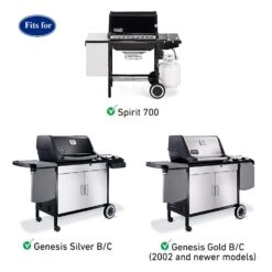 28 1/8 Grill Burner For Weber Spirit Side Knobs E-310, E-320 (2007 - 2012), Spirit 700 And Weber 900 3 Burner Grills, Weber 7508 Replacement Parts -Cheap Grill Store 7 b303f3ff 1e9c 45cf ac01 fa64318b99d2