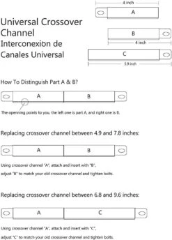 Adjustable Crossover Tubes Kit 5 To 9.5 Fits Nexgrill 720-0830h 720-0830e 720-0888 Etc Gas Grills -Cheap Grill Store 7 d0e041a0 eb93 440c 882a 31d20f92d356