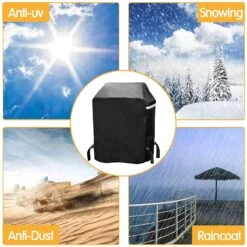 Grill Cover Fits Dyna-Glo And Most 2-3 Burner Small Space Gas Grills Such As Brinkmann, Charbroil, Jenn Air, Nexgrill, KitchenAid, 29"W X 23"D X 45"H -Cheap Grill Store 7 fce70c7d 35dd 416a 8066 65f777ab9bae