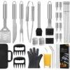 30PCS BBQ Grill Griddle Tools Set With Meat Claws, Spatula, Fork, Tongs, Grilling Accessories In Portable Bag, Perfect Grill Gifts -Cheap Grill Store 7caad20a2171bba664ff01244797904