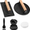 Cast Iron Burger Press Smasher With Patty Maker Mold, Meat Tenderizer, 90Pcs Burger Patty Papers, Bacon Meat Grill Press For Griddle BBQ Flat Top -Cheap Grill Store 810CUGvSMxL. AC SL1500