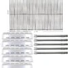 Repair Kit For Ducane 304000040, 304000042, 304000445, 3040042, 3040043 Gas Grills, Burner Tube, Heat Plates Tent Sheild, Cooking Grid Grates