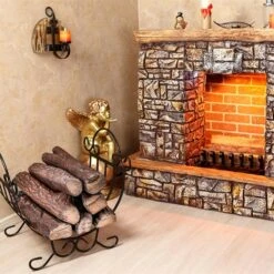 16" Large Gas Fireplace Ceramic Wood Logs And Ceramic Pine Corns Set For Firebowl, Vented, Propane, Electric Gas Fire Pits, Fireplace Decorative -Cheap Grill Store 812uMTO8sPL. AC SL1500