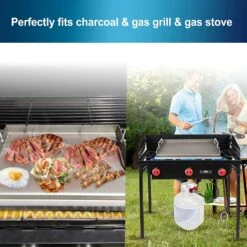 Fry Griddle For Gas Grill, 25"x 16” Cooking Griddle Pan Flat Top Plate For Gas Stove, Grills Fits Camping Stove Outdoor Tailgating Parties Grilling -Cheap Grill Store 8132phvxowL. AC SL1500