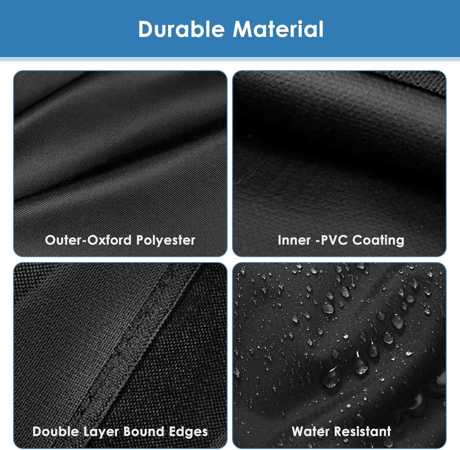 Grill Cover For Masterbuilt 20080522 MB20080522 Portable Charcoal Grill, Waterproof Rip-Proof, Fade Resistant Cover 6 Grill Cover For Masterbuilt 20080522 MB20080522 Portable Charcoal Grill, Waterproof Rip-Proof, Fade Resistant Cover - Image 4