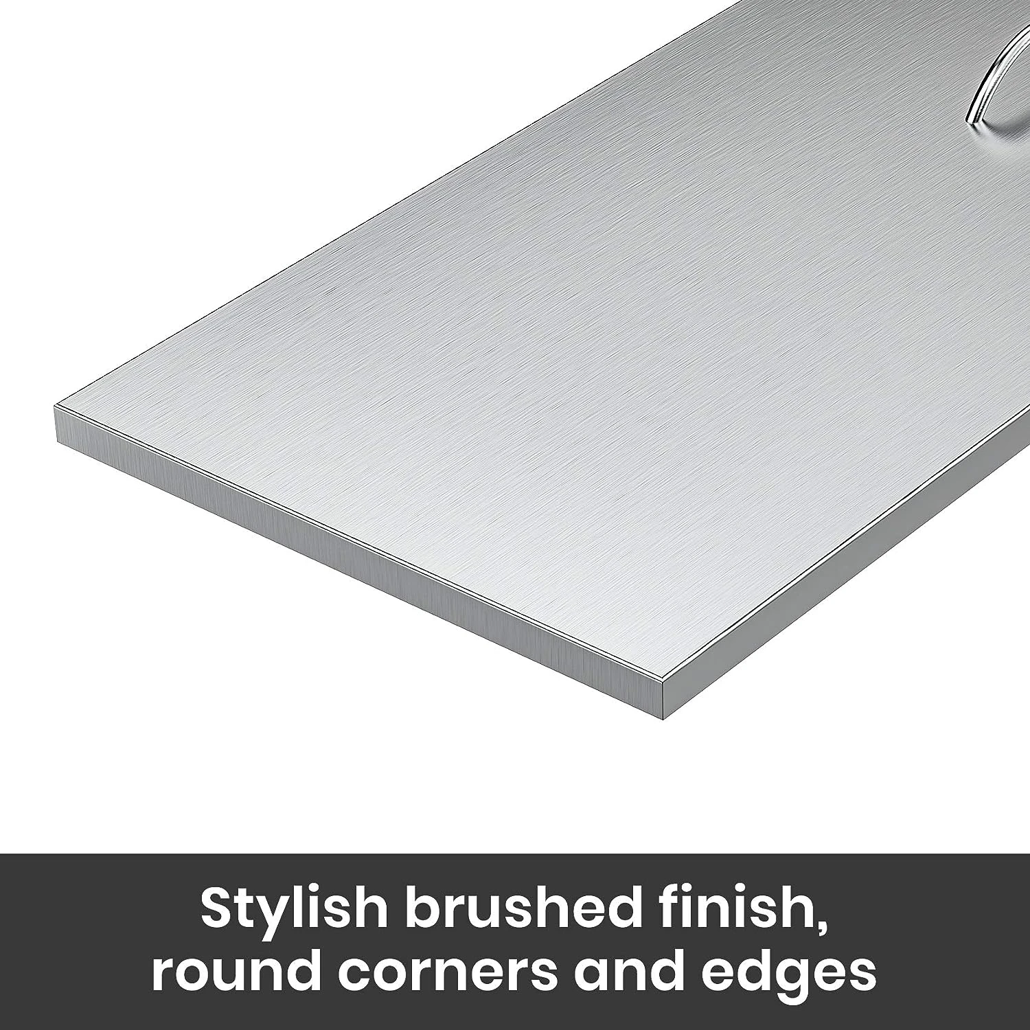 33" X 9" Rectangular Fire Pit Burner Pan Lid Cover Fits 30 X 6 Inch Drop-in Fire Pit Burner Pan 6 33" X 9" Rectangular Fire Pit Burner Pan Lid Cover Fits 30 X 6 Inch Drop-in Fire Pit Burner Pan - Image 4