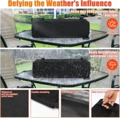 28 Inch Tabletop Propane Fire Pit, 40000 BTU, Stainless Steel Outdoor Portable Fire Pit With Cover And Windscreen 14 28 Inch Tabletop Propane Fire Pit, 40000 BTU, Stainless Steel Outdoor Portable Fire Pit With Cover And Windscreen -Cheap Grill Store 818oHKjlC3L. AC SL1500